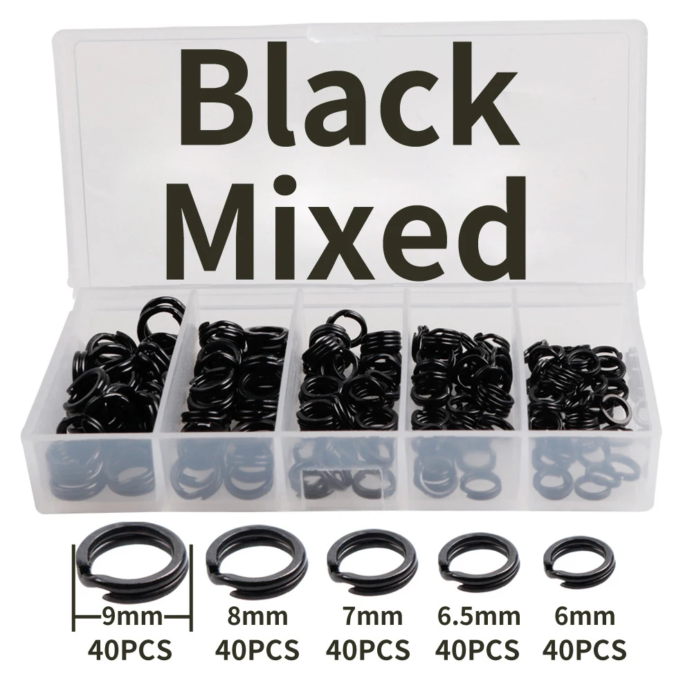 200pcs Black MIX