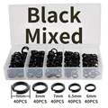 200pcs Black MIX
