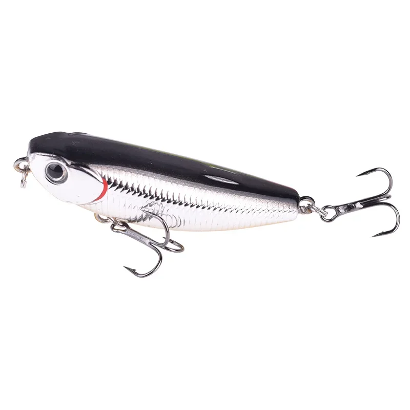Señuelo de pesca con lápiz Topwater, Jerkbait de 5,5g, cebo de plástico Artificial, Wobblers flotantes para carpa, lubina, aparejos de pesca Crankbait, 1 ud. - imagen 5