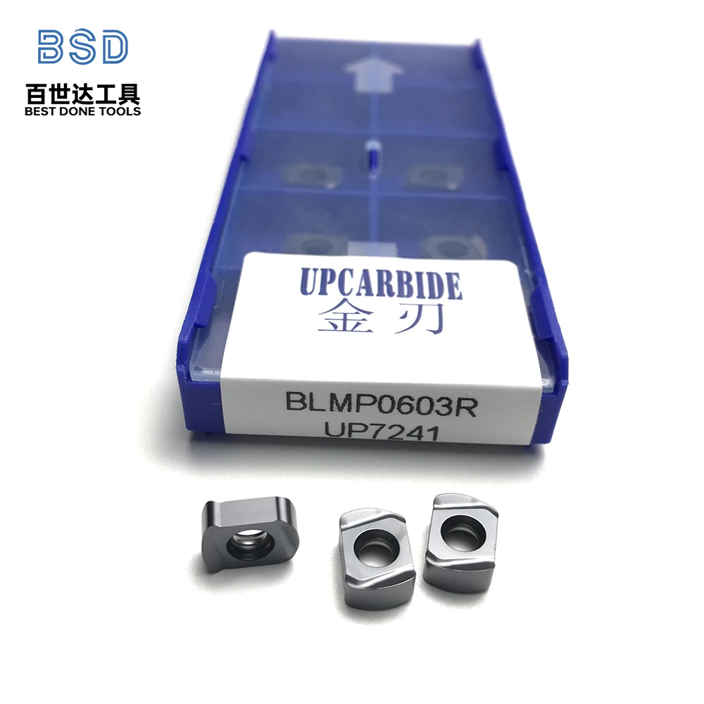Insertos de fresado de seguridad de carburo BLMP0603R |   Herramientas de fresado CNC de alta potencia - imagen 2