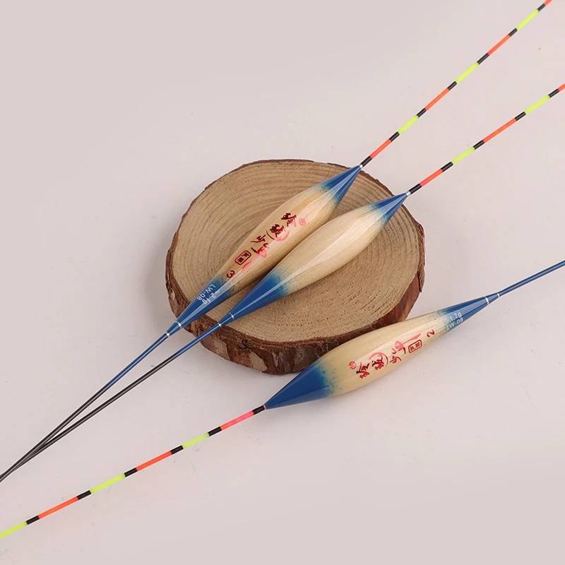 Flotador de pesca de caña, 3 uds., 3 tubos flotantes + 1 bolsa de ganchos + 1 flotador de apoyo, River Lake Bobber, boya Vertical, boya para carpa, herramientas de pesca - imagen 4