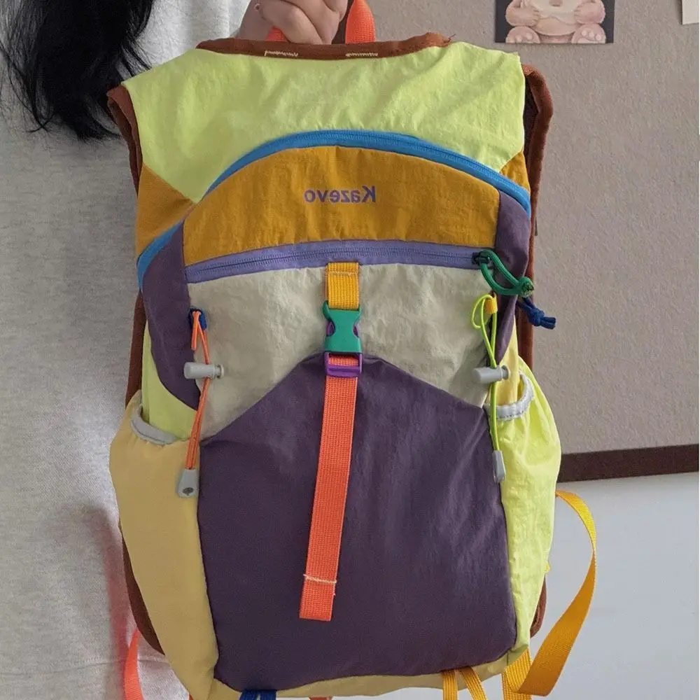 Bolsa de Montañismo al aire libre transpirable, mochila de escalada impermeable de gran capacidad, mochila ligera de nailon para senderismo, viaje - imagen 2