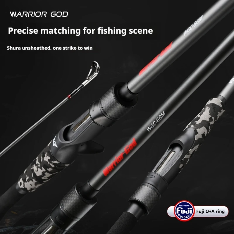 Caña WARRIOR GOD Casting/Spinning – Carbono ligero para lubina - imagen 4