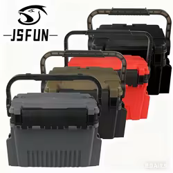 JSFUN Caja organizadora 4 colores – Estuche multifuncional pesca