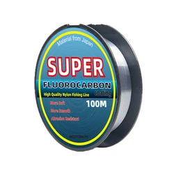 Sedal fluorocarbono resistente para pesca de carpa