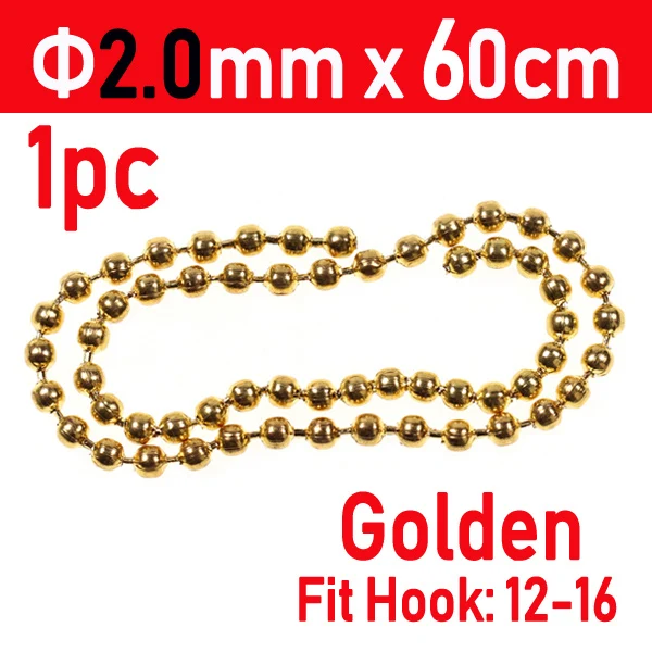 1pc Golden 2l0mm