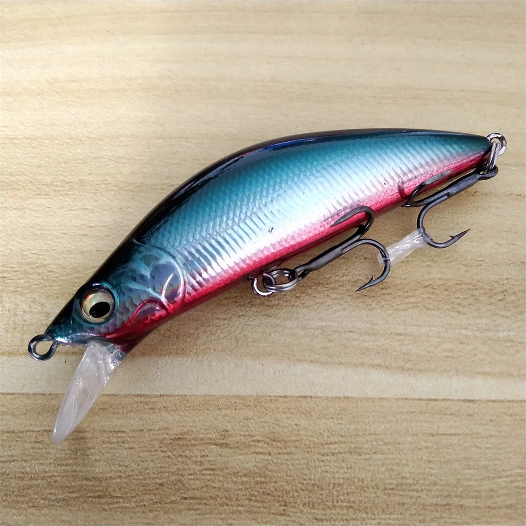 Señuelo de pececillo de hundimiento duro para pesca en barco costera de agua dulce, cebo de larga distancia, fácil fundición, 50mm/4,7G, 65mm/8,2g, 1 ud.