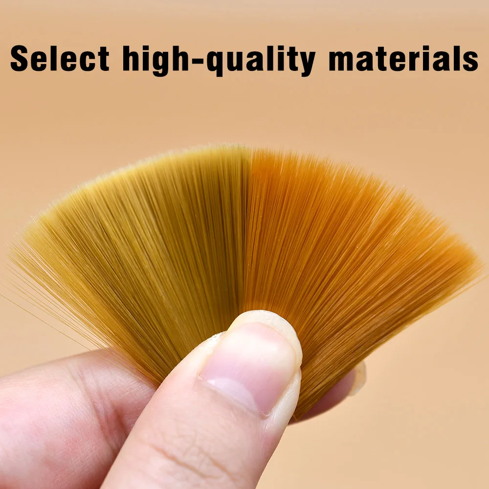 4 mechones de fibras de nailon doradas y marrones de diámetro fino para atado de moscas secas, Material de pesca con moscas mayfly - imagen 5