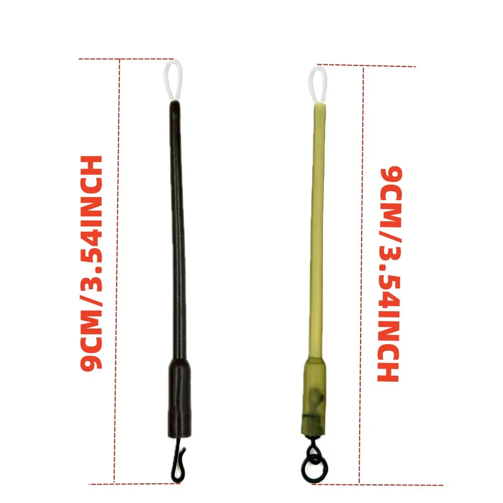 Línea de pesca de carpa líder, inserto en línea de plomo, bolsa sólida de PVA, accesorios para aparejos de pelo, pluma fundida de aparejos terminales de hooklink - imagen 4