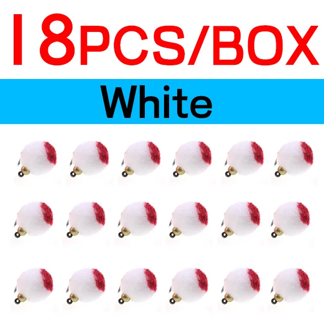 18pcs white