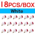 18pcs white