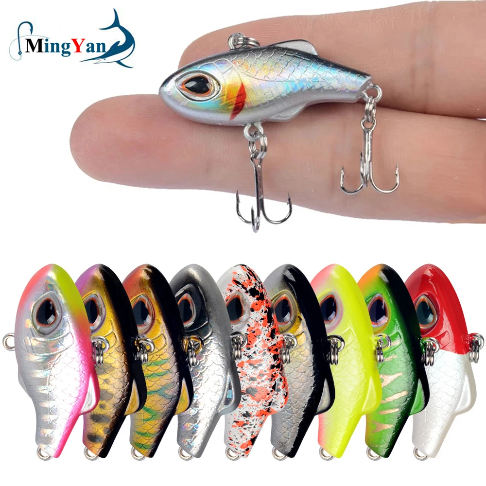Señuelo de pesca de 3,5 Cm y 5G, Crankbait Wobbler, Crankbaits Vib, cebo duro de hielo, Mini Wobblers, Crankbait, novedad