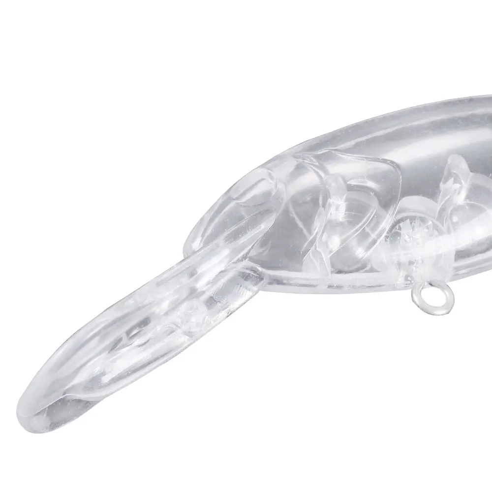 Señuelo Minnow sin pintar transparente para personalizar jerkbait - imagen 2