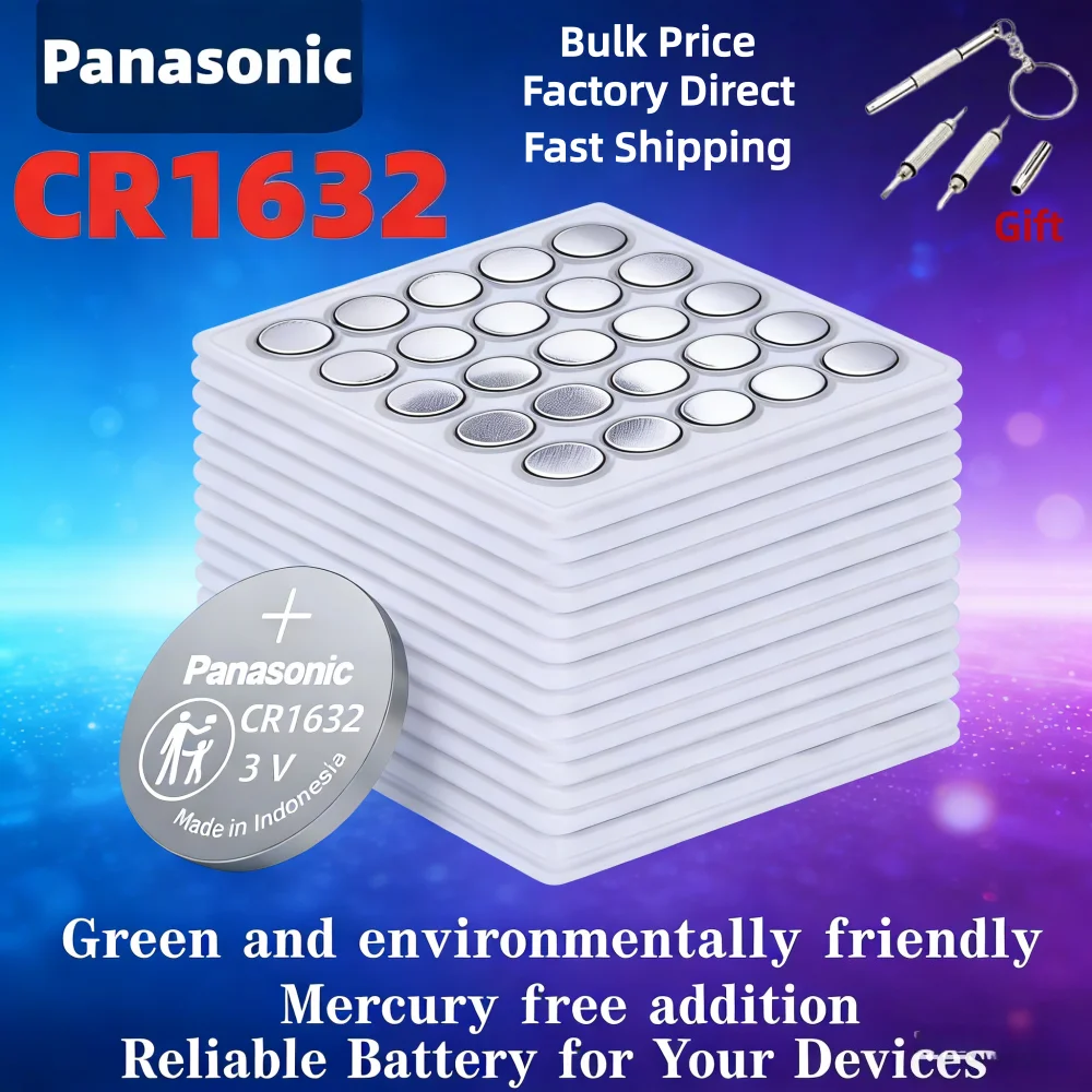 Batería Litio Panasonic CR1632 3V para Control Remoto y Reloj - imagen 4