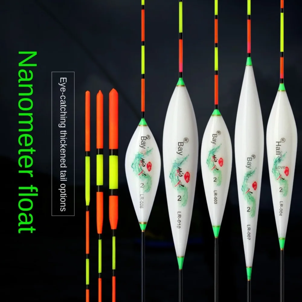 5 uds aparejos flotadores de pesca accesorios Craalusso gran flotabilidad cola audaz Nano flotador de pesca Bobbers flotadores de pesca - imagen 2