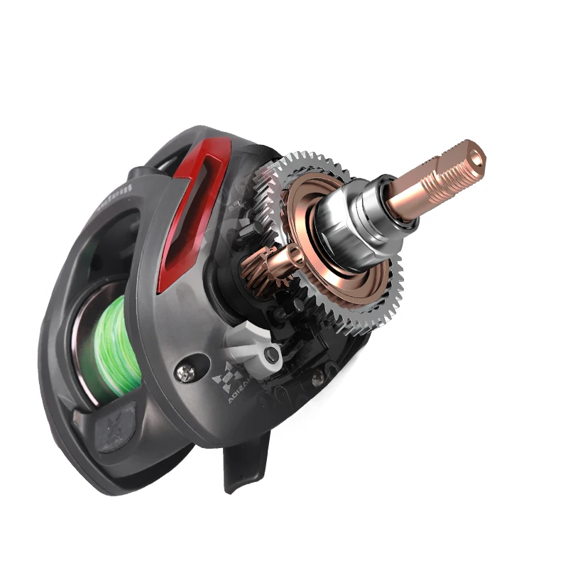 HISTAR MAX V carrete de pesca ligero cuerpo aluminio freno magnético - imagen 3