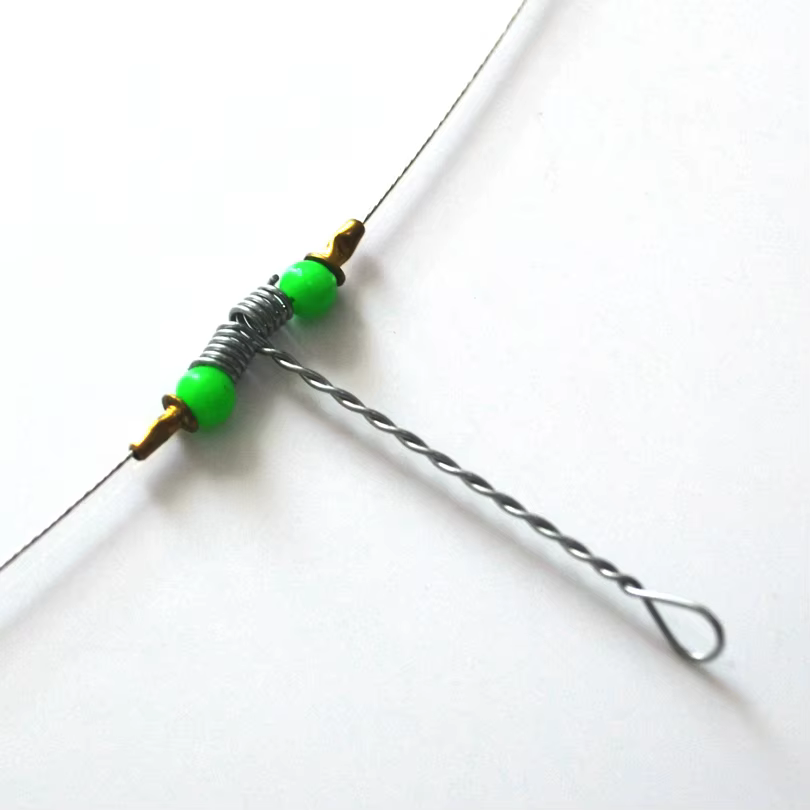 MNFT Juego 5 anzuelos con giro y 4 cables de acero antibobinado - imagen 4