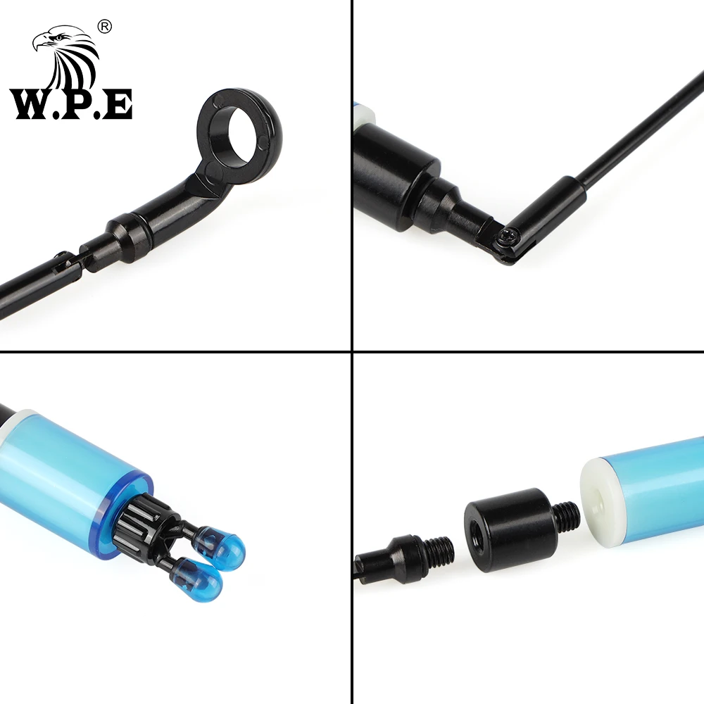 W.P.E 1 Uds. Swinger de Pesca de carpa indicador LED Multicolor alimentador electrónico de carpa cebo de Pesca alarma Swinger aparejos de Pesca - imagen 4