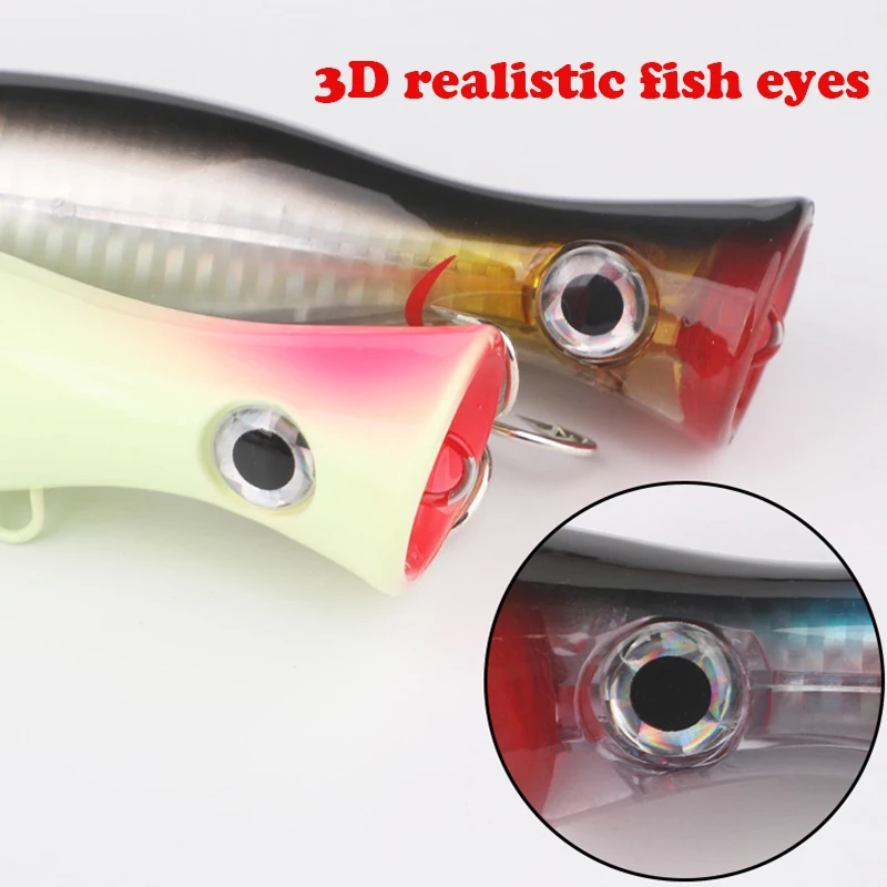 Señuelo de Pesca Testar, 120mm, 40g, cebo Popper flotante de fundición larga, Wobblers artificiales, cebo duro Topwater para Lucio, Pesca - imagen 3