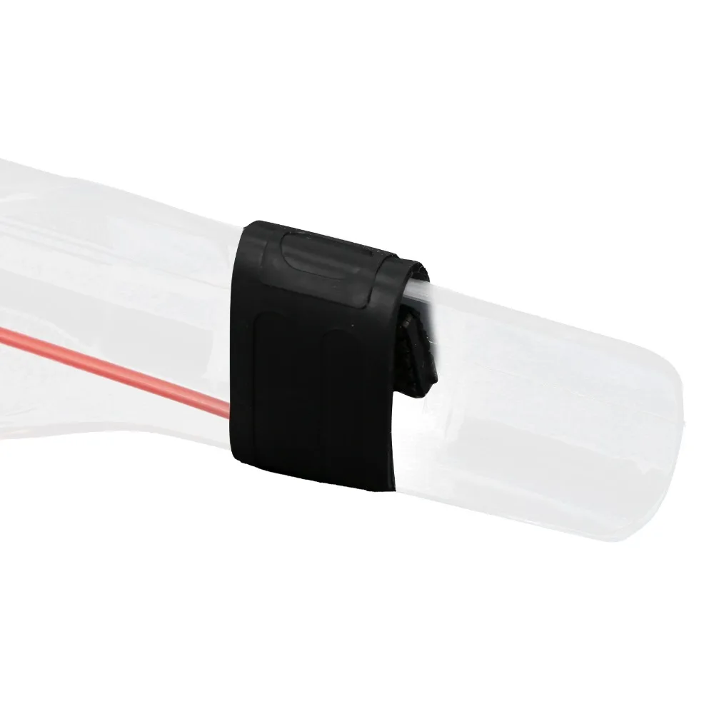 Tapa de punta de caña de pescar de PVC portátil, 5 uds., 3 tamaños, cubierta de caña de pescar blanca, tapa de caña de pescar telescópica, accesorios de pesca