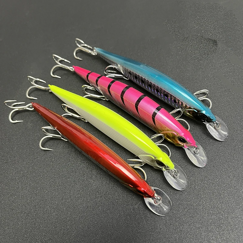 17g Realalis Jerkbait 120F señuelos flotantes para pececillos sonajeros al por mayor cebo duro Artificial trucha plástico Swimbait accesorios de pesca - imagen 2