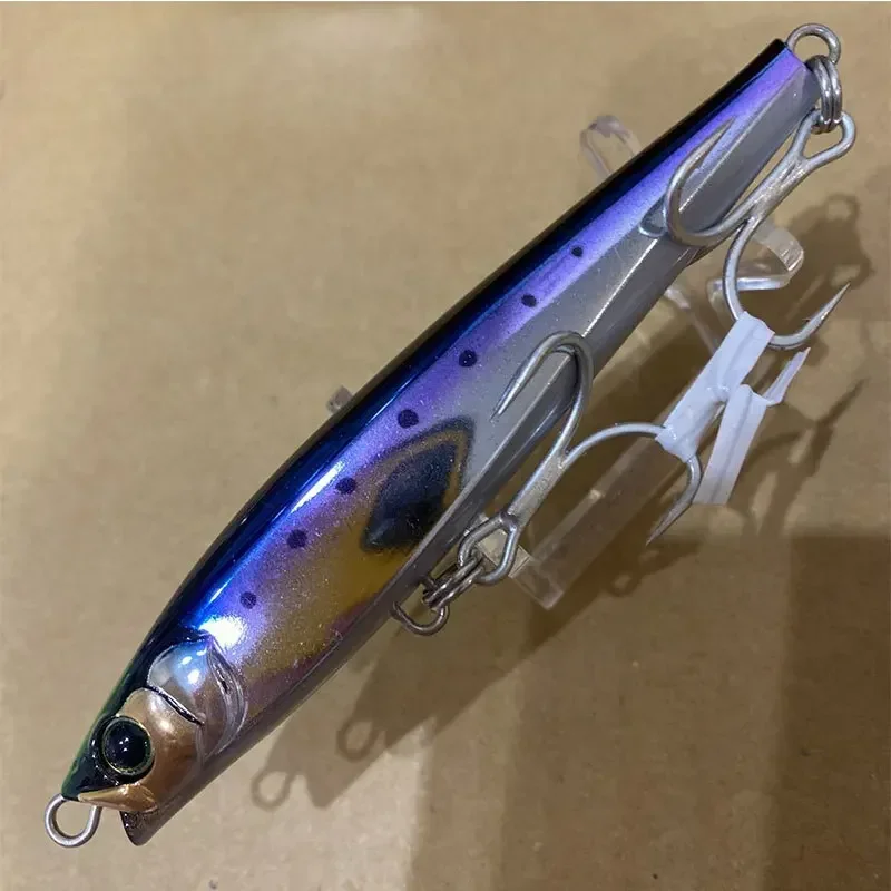 Señuelos de pesca con lápiz de pececillo que se hunden, 110mm, 50g, fundición de tiro monstruo, cebo Artificial de agua salada, atún, Swimbait, suministros de pesca bajos - imagen 5