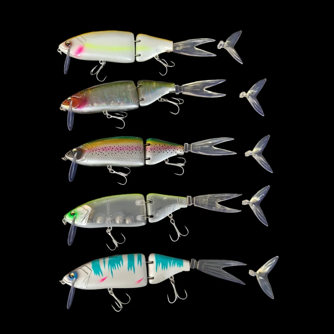 Swolfy Shad Planeador – Señuelo topwater articulado para depredador - imagen 2
