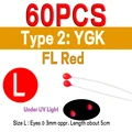 60pcs YGK L FLR