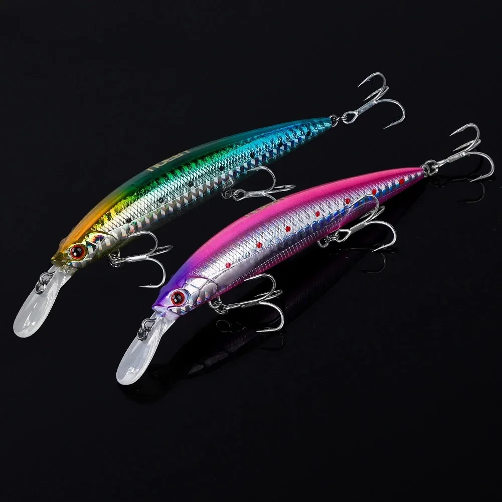 NOEBY-señuelo de Pesca Para pececillos, cebo duro de hundimiento, Isca Artificial, aparejos de Pesca, 4 piezas, 110mm, 36g - imagen 2