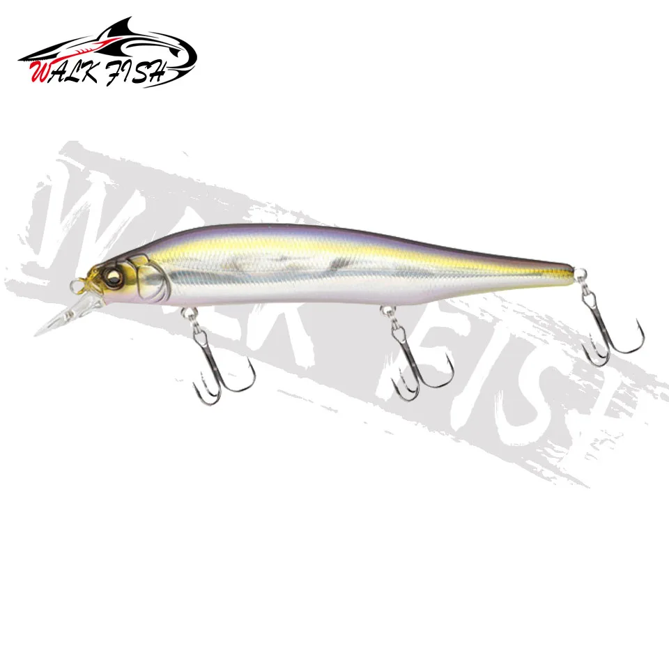 WALK FISH-SEÑUELOS duros de Pesca, cebos artificiales de plástico, Wobblers, Crankbaits, aparejos para lubina, 11,5 cm, 16,7g, 1 unidad - imagen 3
