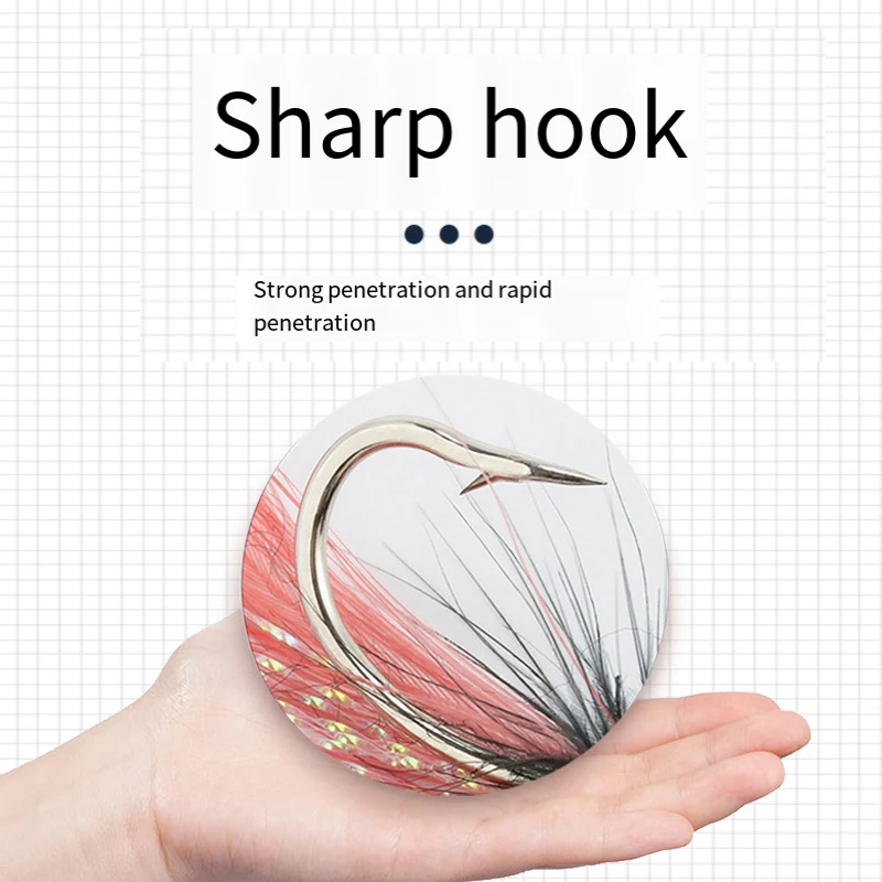 Mino Bait transfronterizo con anzuelo afilado, cebo de pesca biónico de langosta, cebo Luya, Señuelos de pesca, todas las aguas, atractivo y colorido - imagen 4