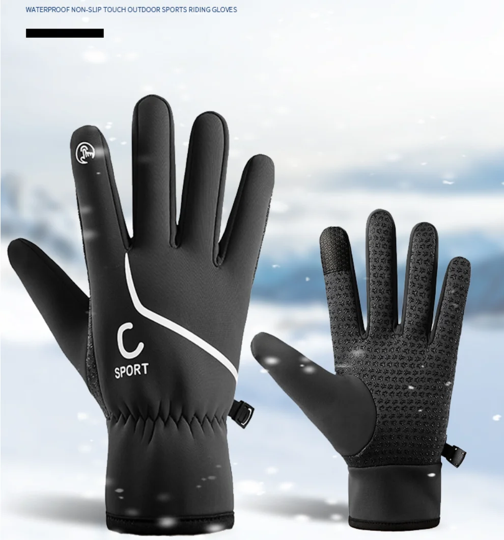 Guantes de pesca en hielo con forro polar NUNATAK, guantes cálidos de invierno, guantes de protección contra el frío, guantes antideslizantes, guantes para deportes al aire libre - imagen 5