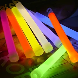 Barra luminosa de emergencia para montañismo, barras de luz de 6 pulgadas, 10 piezas, con gancho, para acampada y fiesta al aire libre