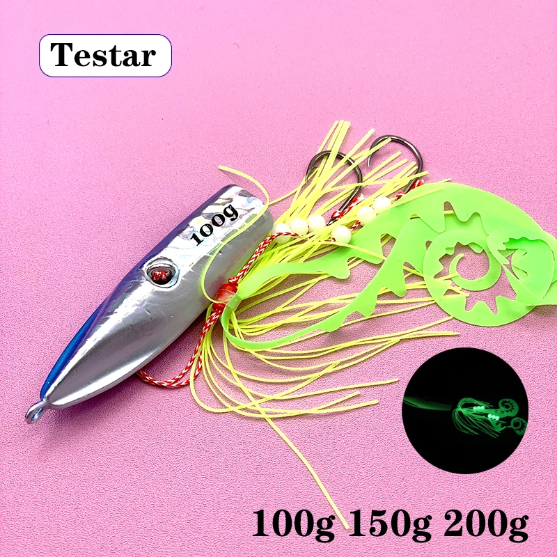 Jig Inchiku Testar con falda de pulpo – Señuelo para slow jigging
