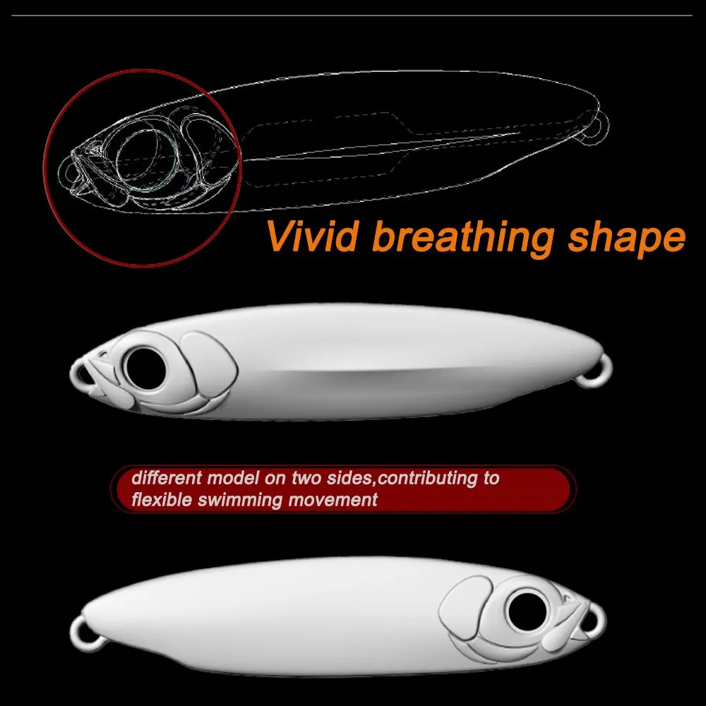 Plantilla de Metal Artificial, cebo de 10g, 15g, 18g, Wobbler, pluma, gancho, cubierta láser, Spinner de hundimiento, herramientas, accesorios de pesca, señuelo - imagen 3