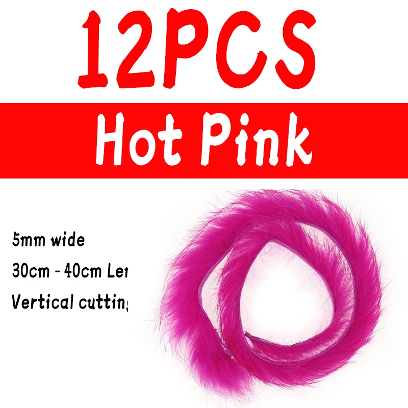 12pcs Hot Pink