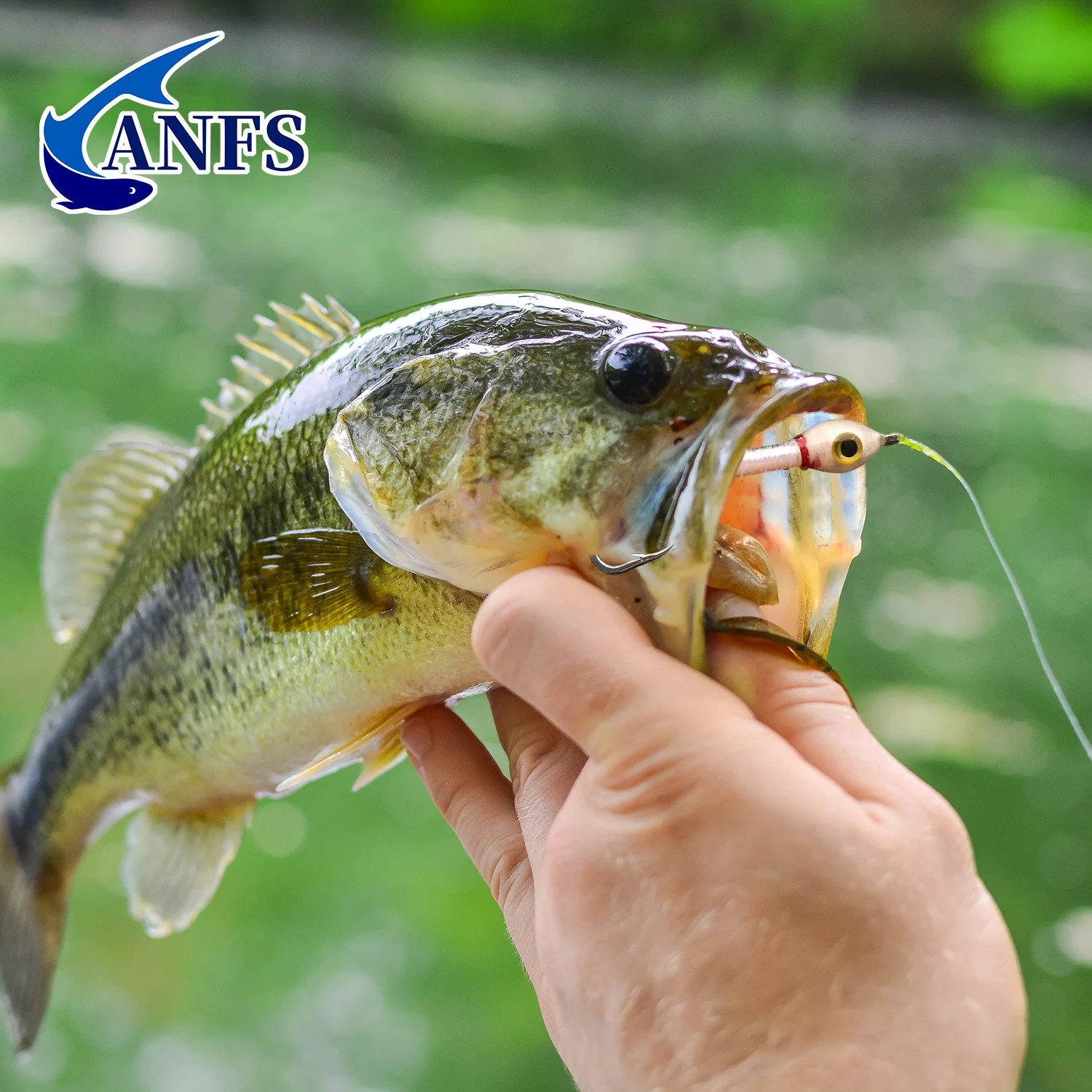 ANFS Paquete de 4 moscas de pesca con mosca atadas a mano, mosca de trucha, mosca de lubina, pesca con mosca, pesca con mosca-ángel Köder - imagen 4