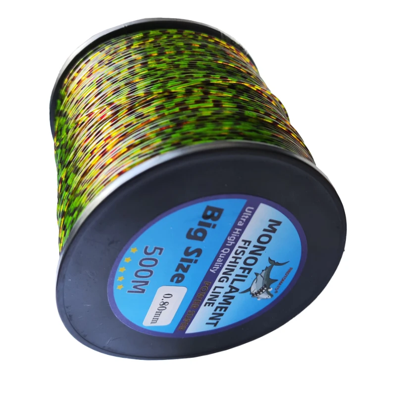 Sedal de pesca de monofilamento, hilo Invisible de nailon de gran tamaño, 500m, 48LB, 57LB, 68LB, herramientas de pesca en el mar - imagen 4