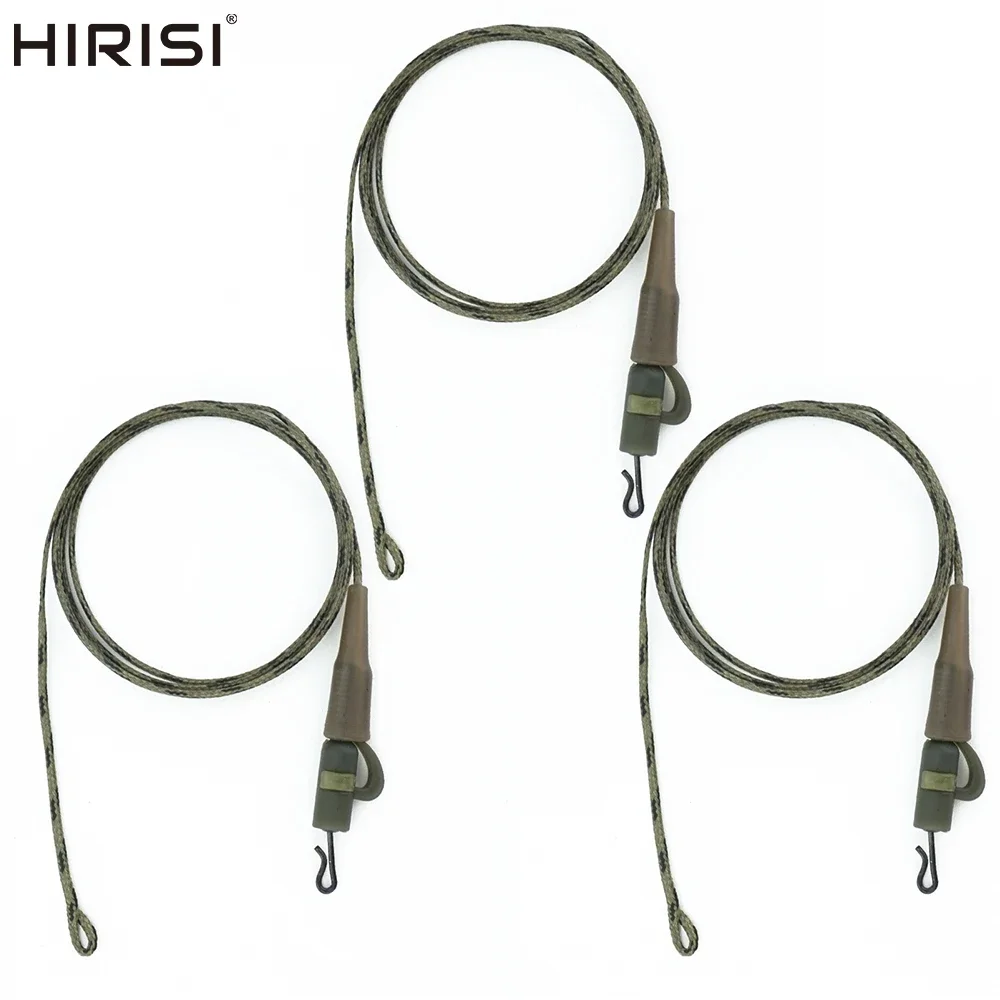 3x núcleo de plomo para pesca de carpa con aparejos de helicóptero, sedal de pesca trenzado para aparejos de carpa, Clips de plomo - imagen 5