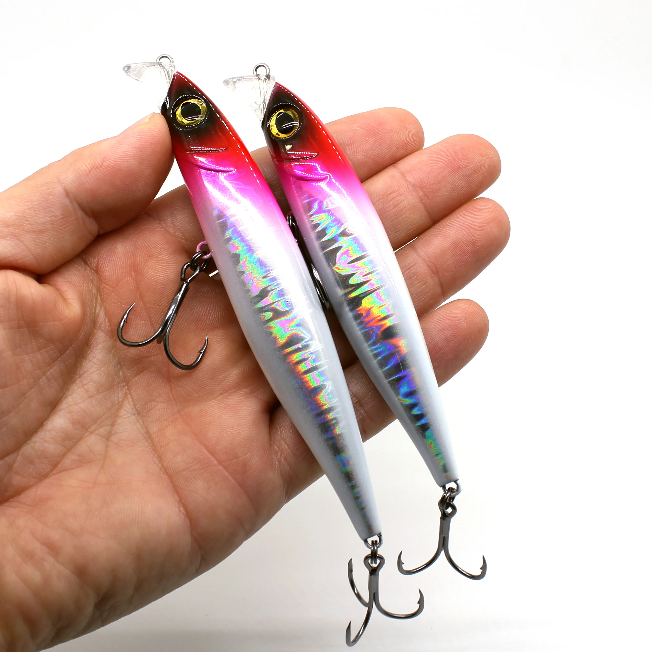 AOCLU-Lápiz de pececillo hundido, cebo duro, Wobbler, agua dulce, pesca de lubina, calidad japonesa, 105mm, 31G, 115mm, 41g - imagen 5