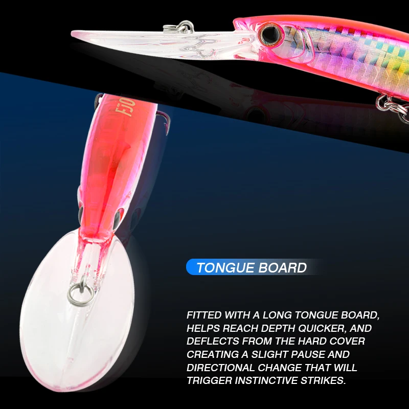 FJORD-señuelo de pesca flotante, cebo Artificial de largo alcance para carpa, Lucio, Swimbait, equipo de pesca en el mar, 110mm, 17g, 130mm, 24g - imagen 3