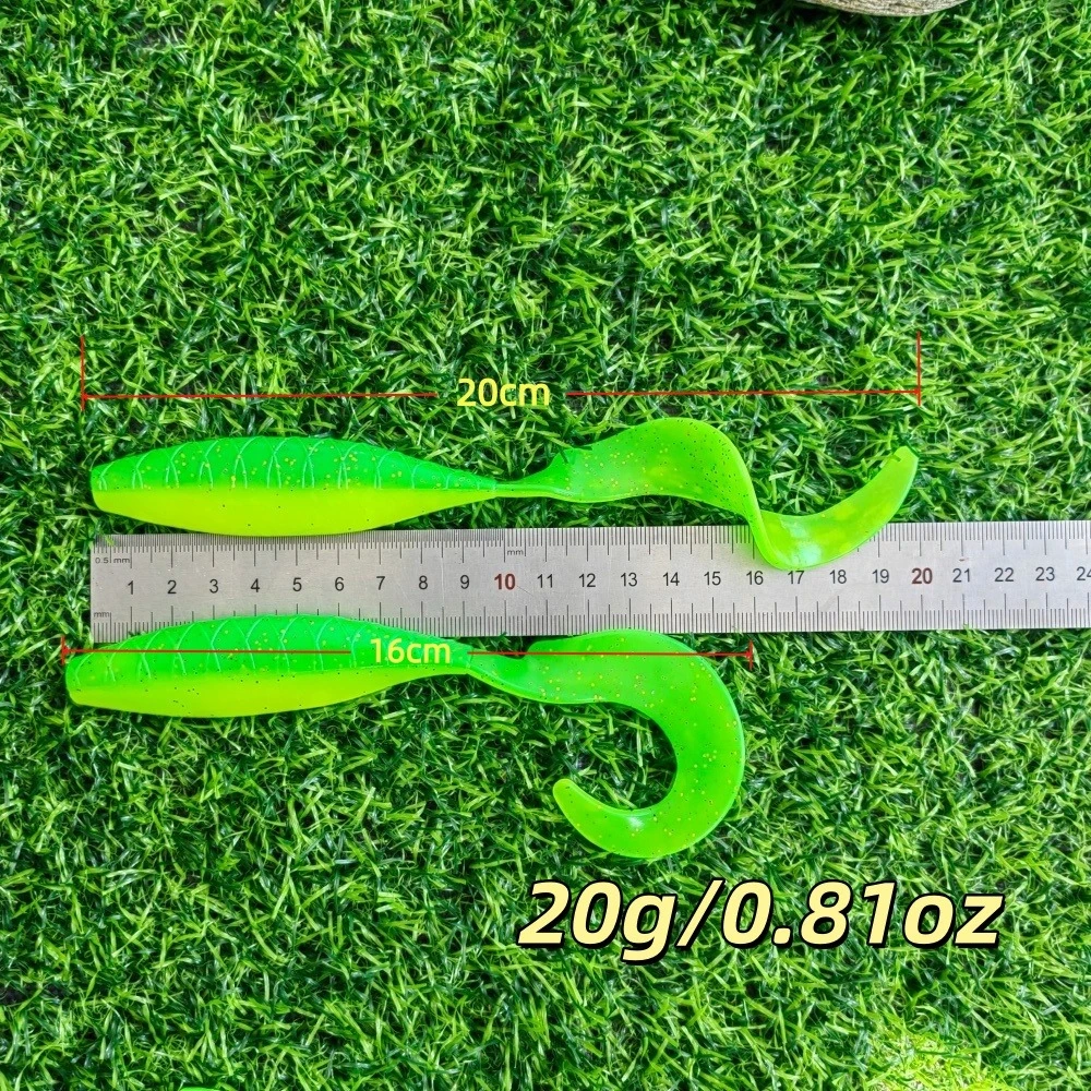 3 uds Señuelos de Pesca cebo Artificial suave 16cm/23g equipo de pesca suave - imagen 2