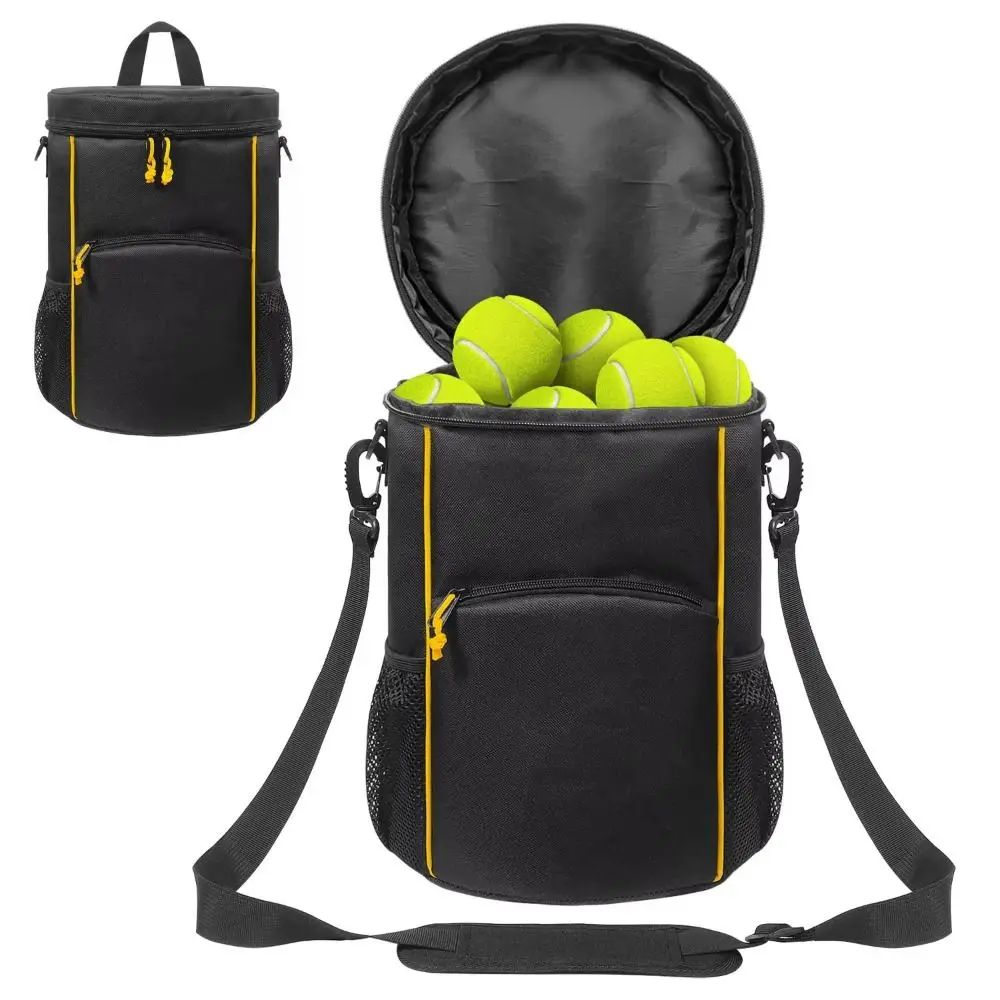 Bolsa de almacenamiento de tenis de gran capacidad, cremalleras bidireccionales, correa para el hombro, mochila de transporte de tenis, impermeable, multibolsillo - imagen 2