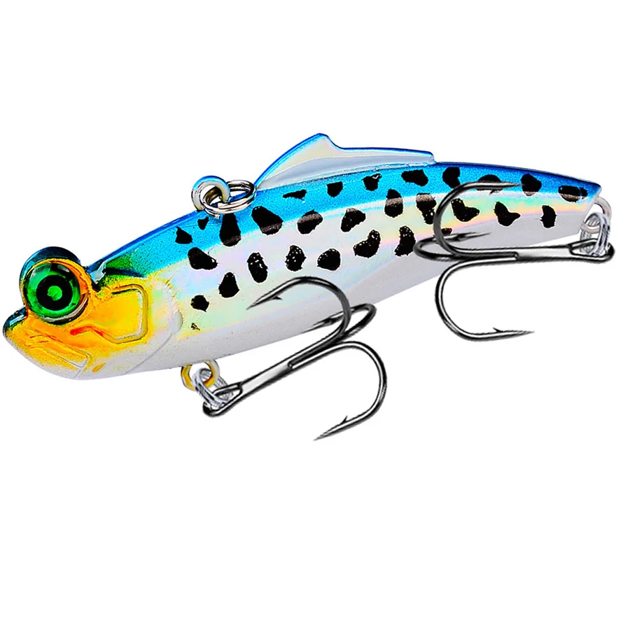 1 Uds Vib cebo duro Wobblers artificiales para Lucio Trolling trucha carpa Señuelos de pesca de invierno mar Swimbait Crankbaits aparejos de pesca - imagen 3