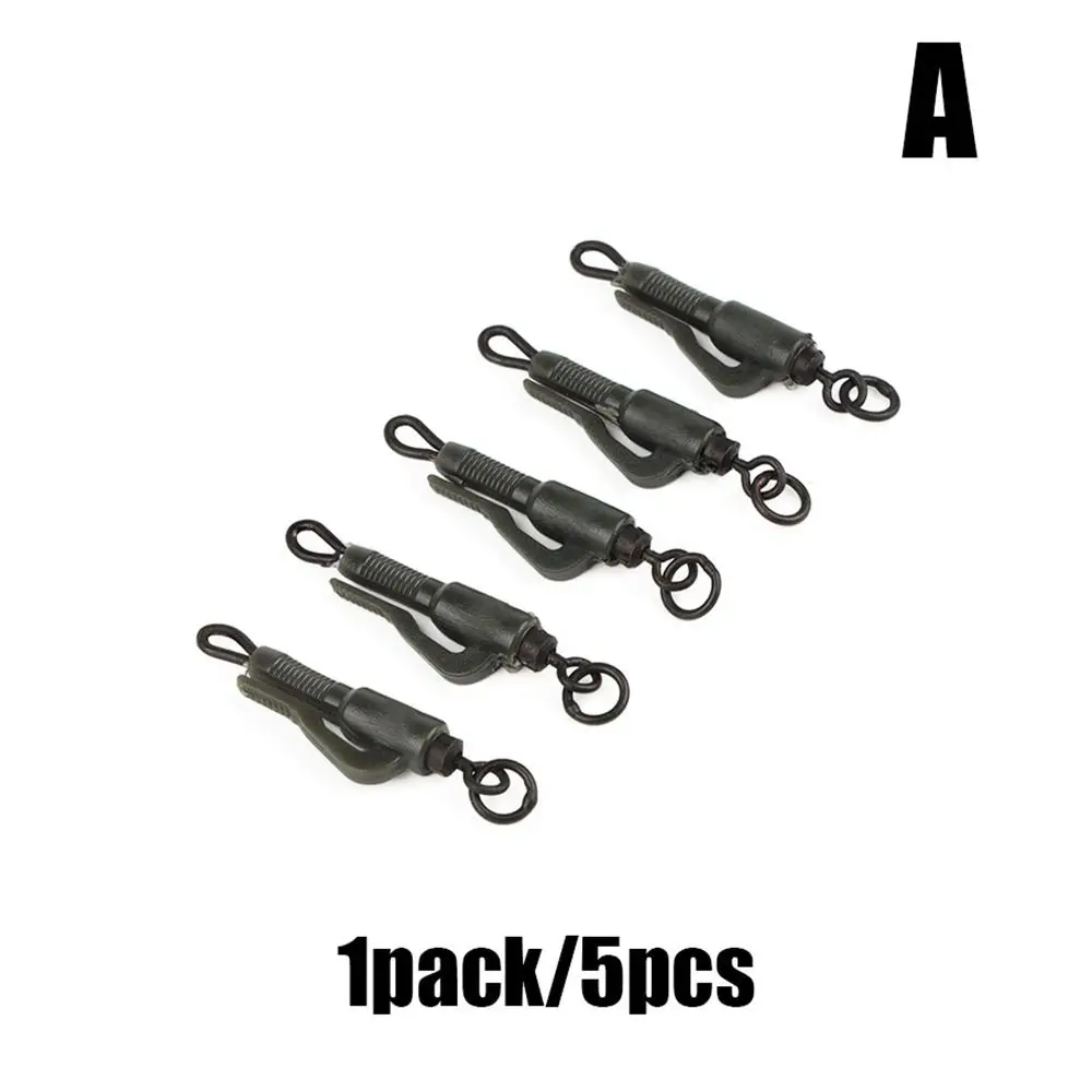 Lote de 10 unidades de enganches de pesca duraderos, nuevo clip de cable de conexión rodante, gancho de pesca de enlace rápido - imagen 4