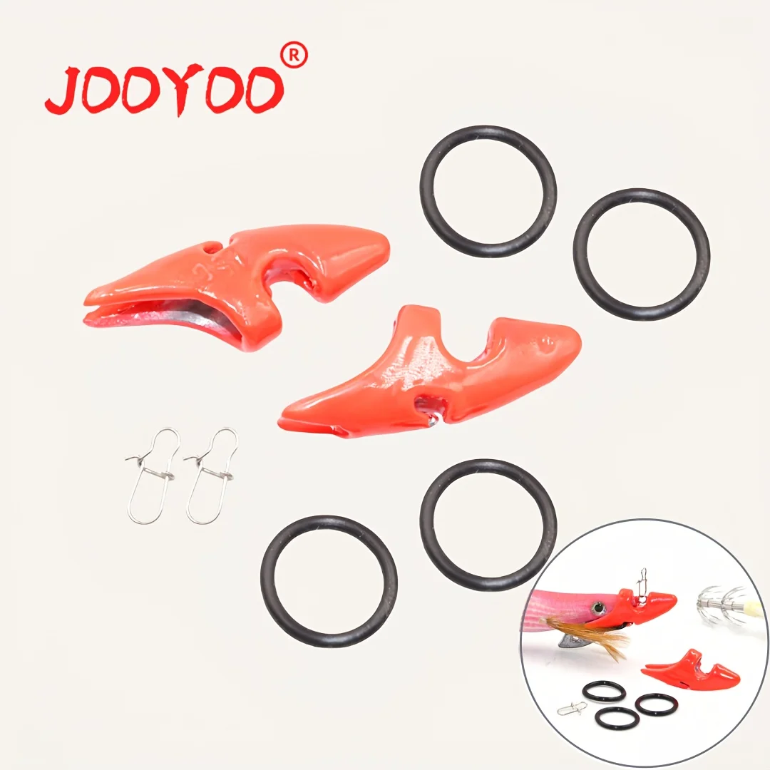 Sistema de peso de plantilla de calamar con plomos, fundas de silicona de varios tamaños, anzuelos completos listos para usar, aparejos de pesca en alta mar