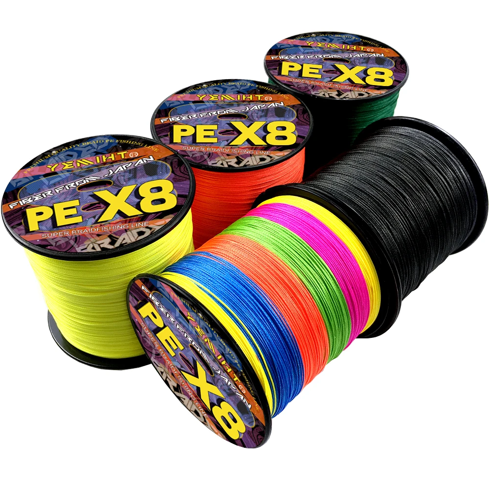 Microlíneas de pesca trenzadas de 8 hebras, hilo de multifilamento suave de 500m, alambre de pesca con mosca de carpa, tejido fuerte 8X, duradero, 18lb-78LB - imagen 3