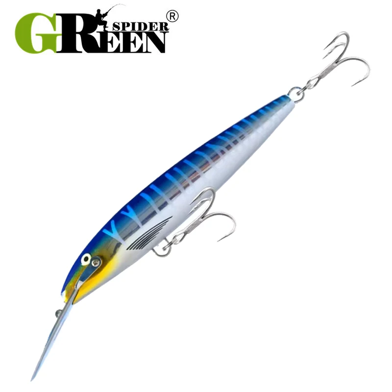 Greenspider Wobblers – Señuelo Artificial para Trolling en Agua Salada