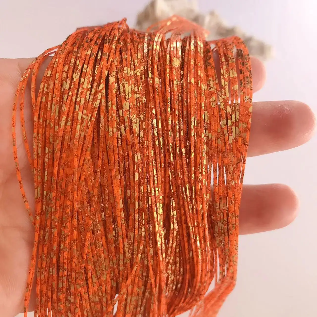 Capas de falda de silicona para señuelo de pesca, Material de falda de silicona para artesanía de aparejos, Spinner DIY, plantillas de goma, Buzzbait 8850-017 - imagen 5