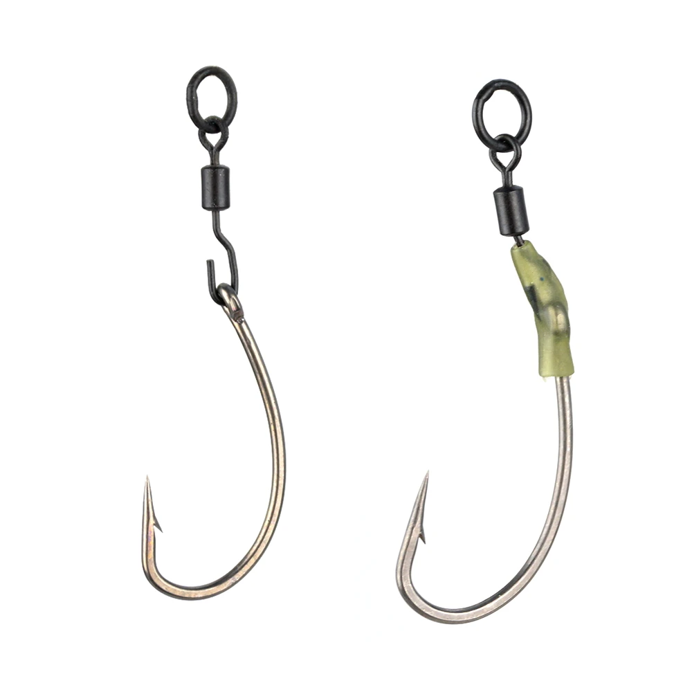 Spinner giratorio para pesca de carpa con aparejo Ronnie, microgancho de pesca, funda de gancho giratorio, aparejos de cambio rápido, accesorios de pesca giratorios - imagen 4